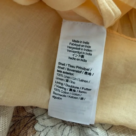 NWOT J. Crew Linen Floral Smocked Skirt - Picture 9 of 10